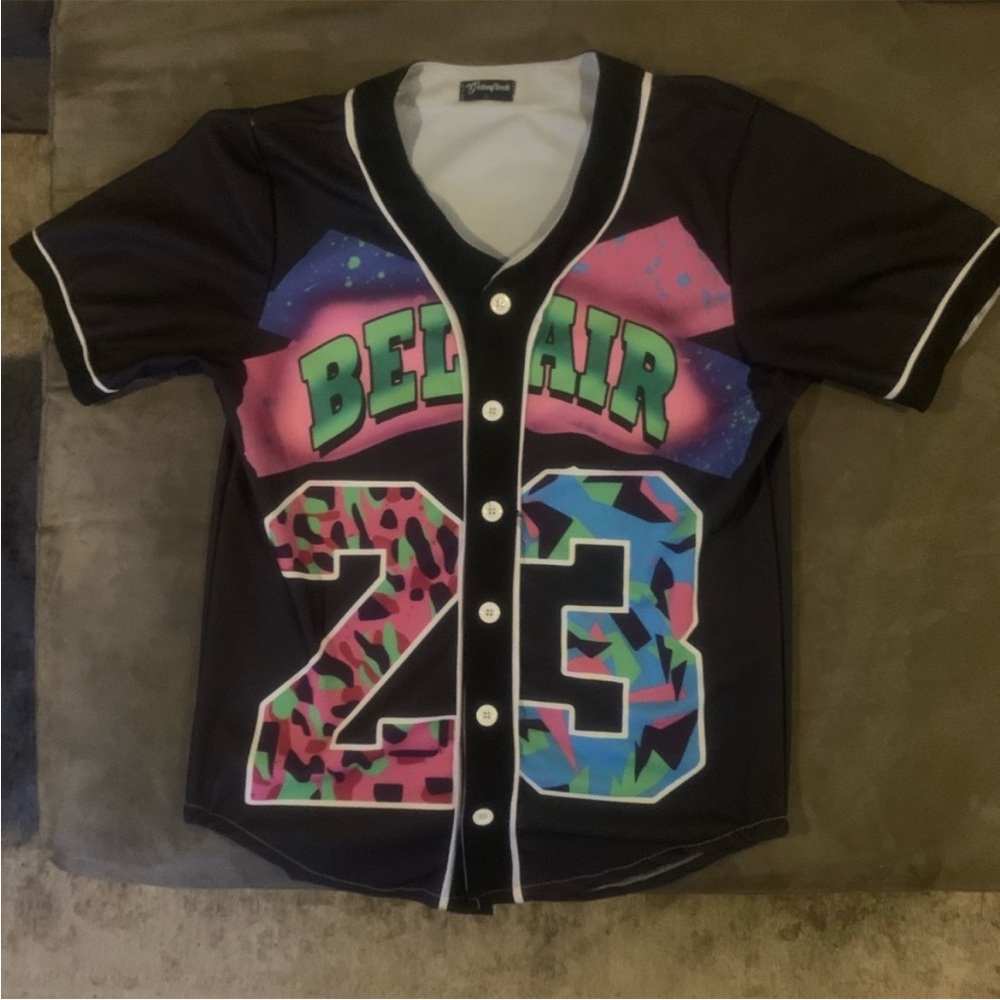 Fresh Prince of Belair 90’s inspired Baseball Jersey